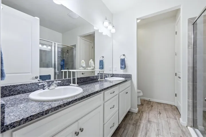 Primary bath with walk in shower