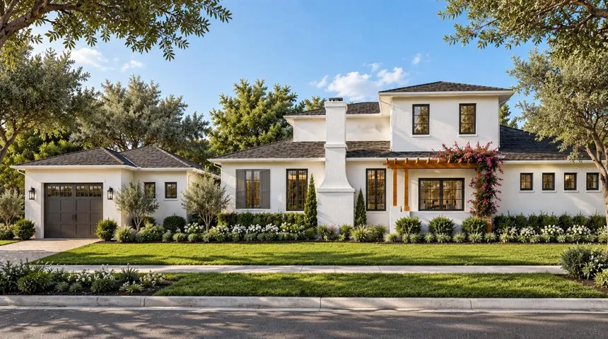 side view render- Lot 19