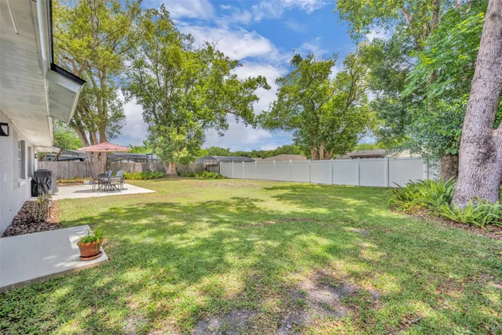 Plenty of green space and room for a pool if desired