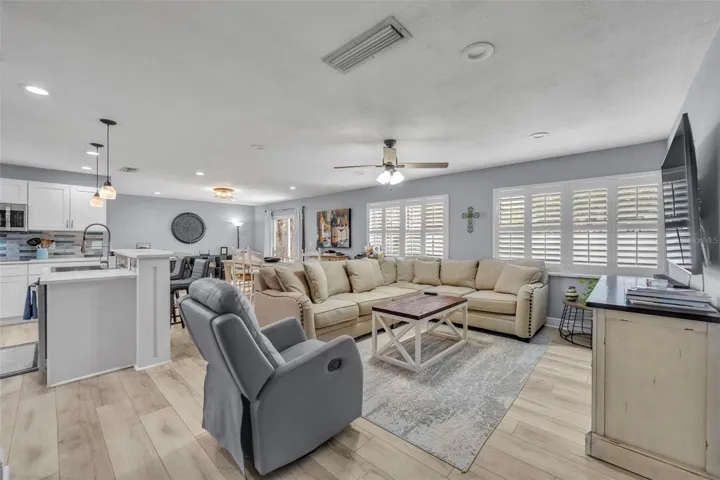 Spacious open floor plan