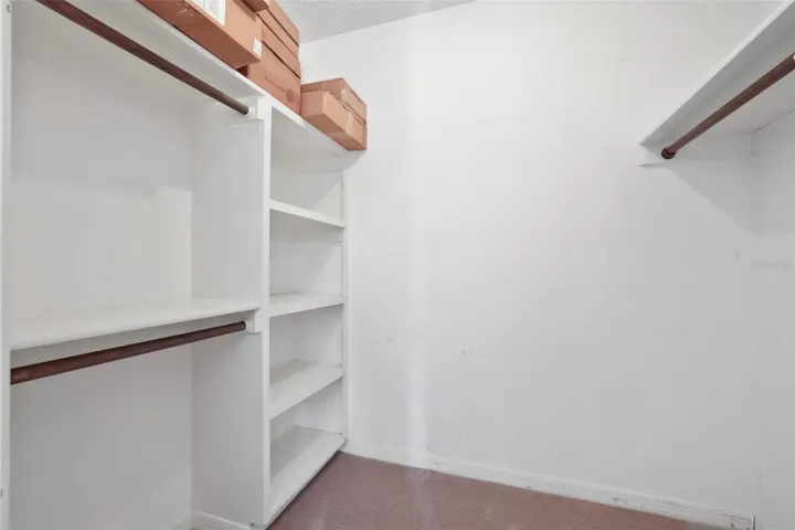 Oversized walk in closet in Bedroom 4