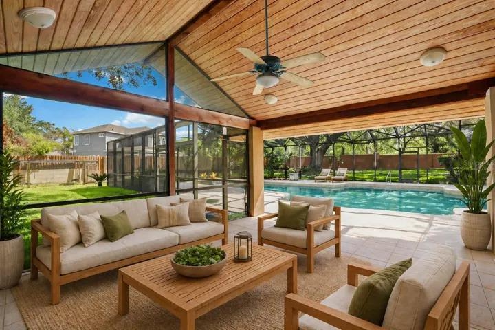 Virtually Staged Lanai