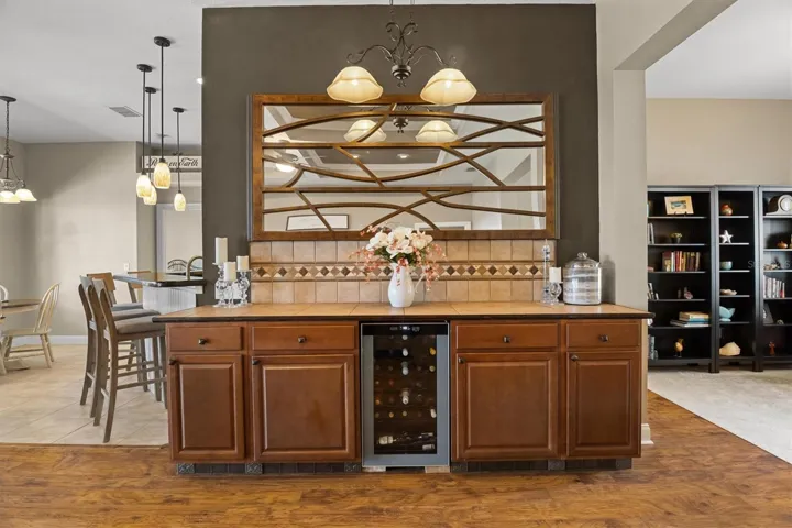 Living room - wine cooler