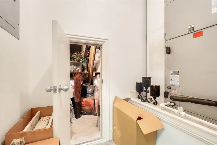 Easy access to huge walk in attic