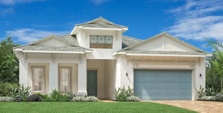 Artist's rendering of Carver Island Colonial