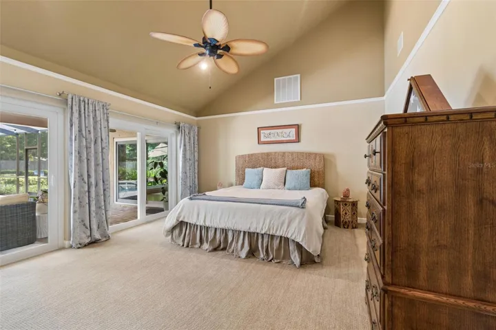 Primary Bedroom w/Soaring Ceiling