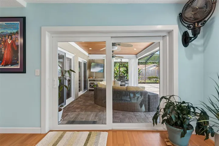 Sliding Glass Door Access to Pool Area
