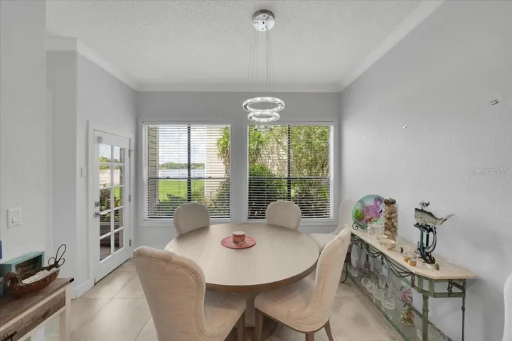 Dining room overlooking Egypt Lake