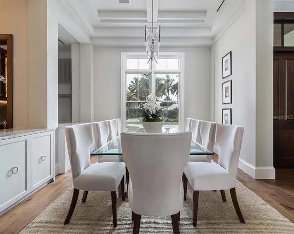 Rendering: to be built dining room