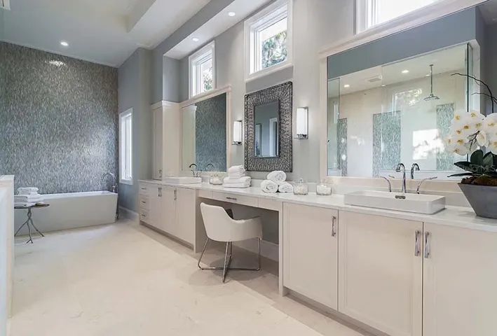 Rendering: to be built  Primary bathroom