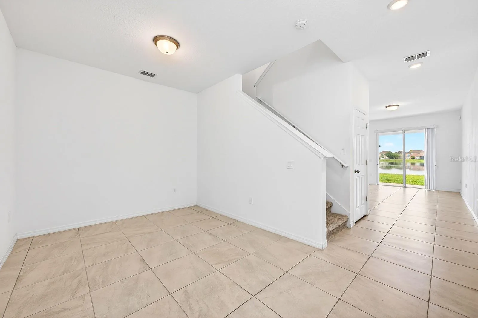 Flex space at the front of the home.