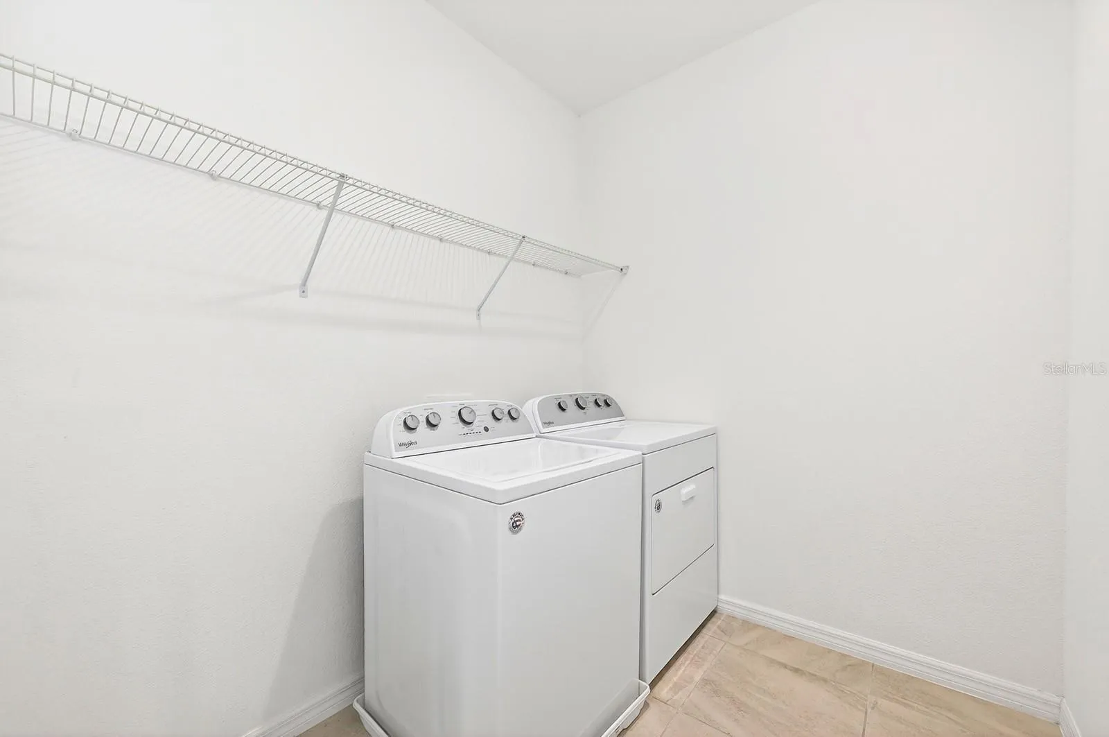 Second floor laundry room.