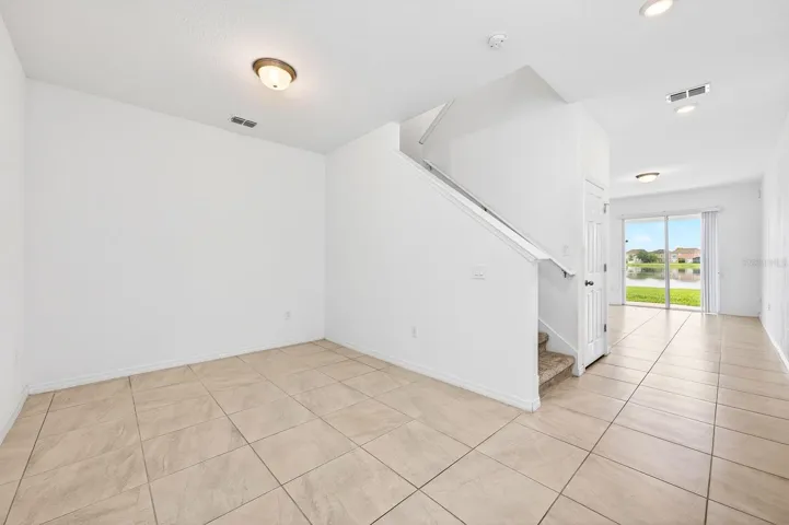 Flex space at the front of the home.