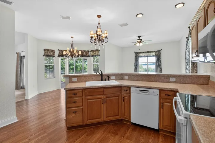 The Dinette, Family area and Kitchen blends the open concept feel without taking away from the more formal flow of the house.