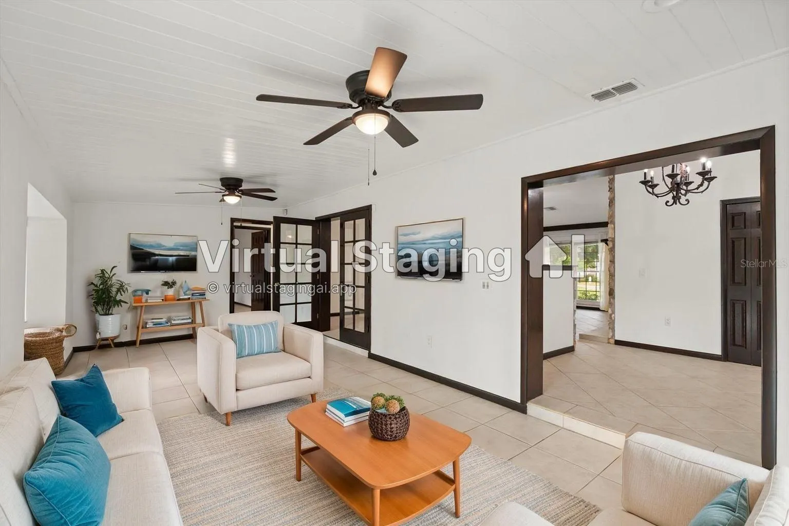 Virtual staging