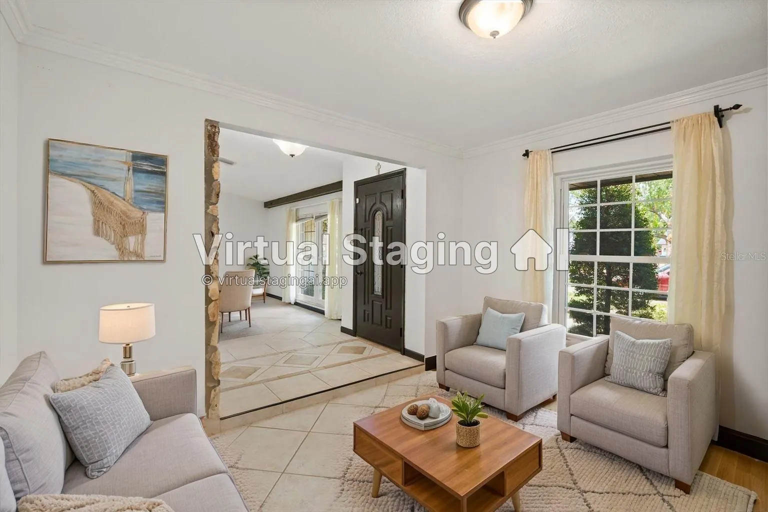 Virtual staging