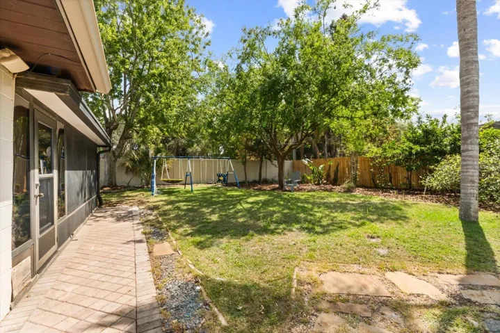 Plenty of space in backyard to build a pool