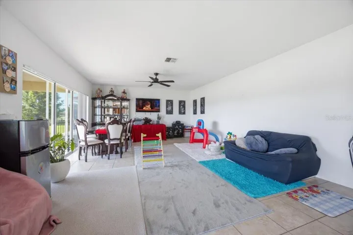 Dining and Living area