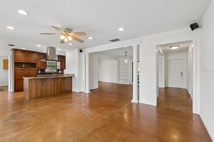 Open concept - kitchen / living room