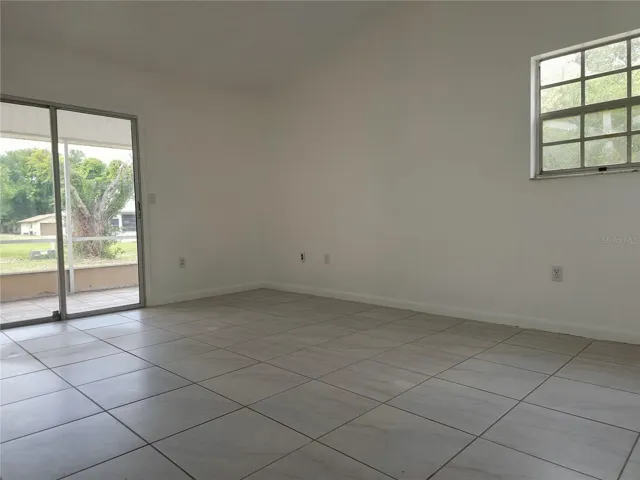 Roomy master bedroom.