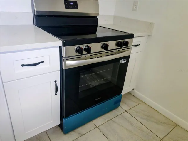 New stove, soft close drawers.