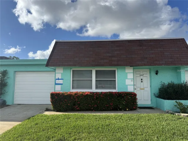 front with garage