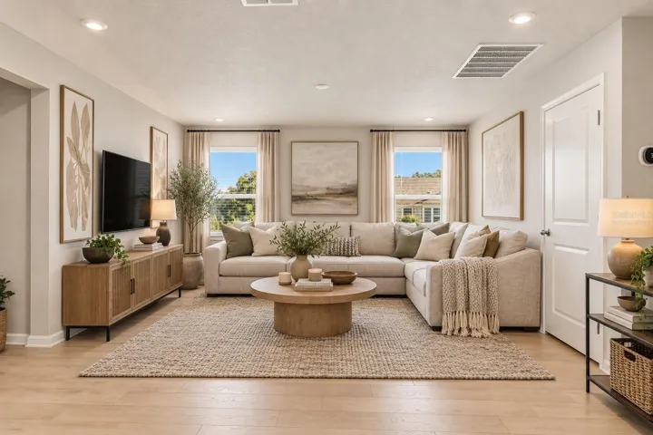 Spacious & bright loft area - virtually staged