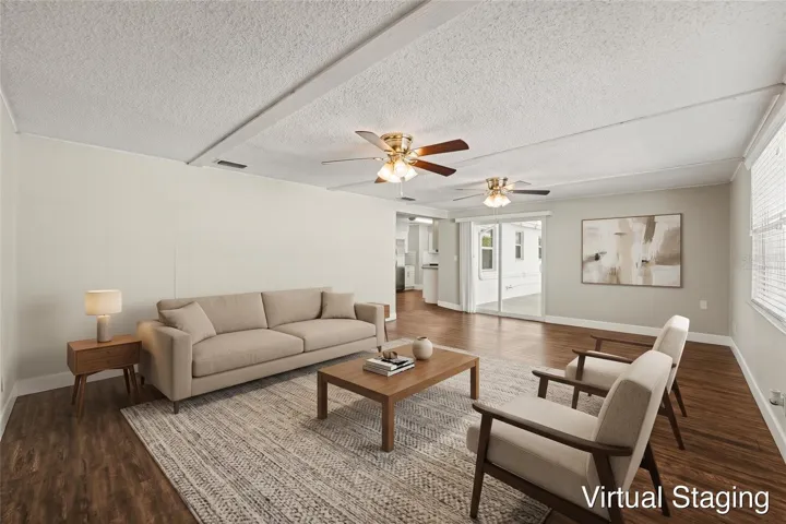 Virtually staged