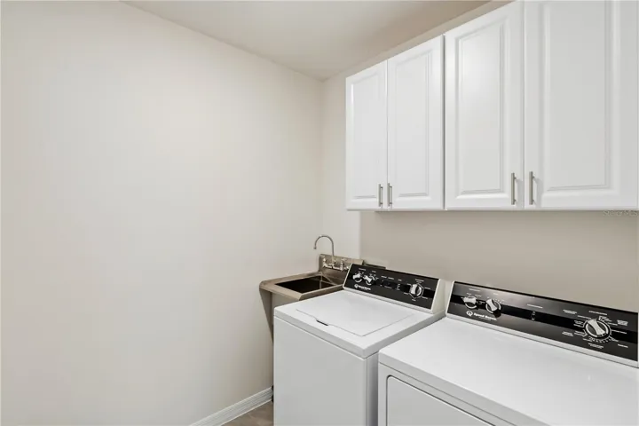 Upstairs laundry