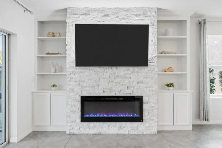 Entertainment wall