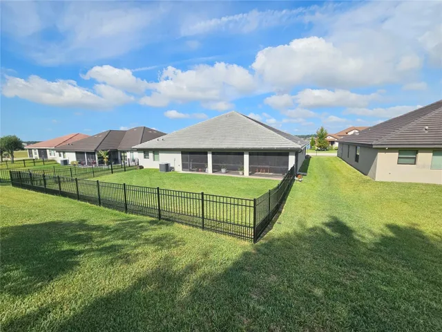 Back yard fence