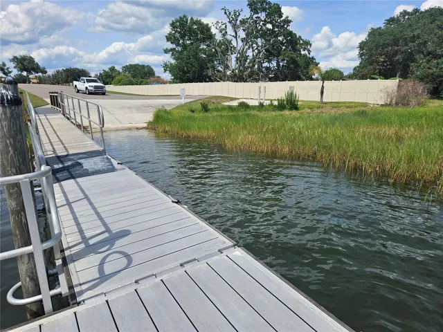 Walkway to dock