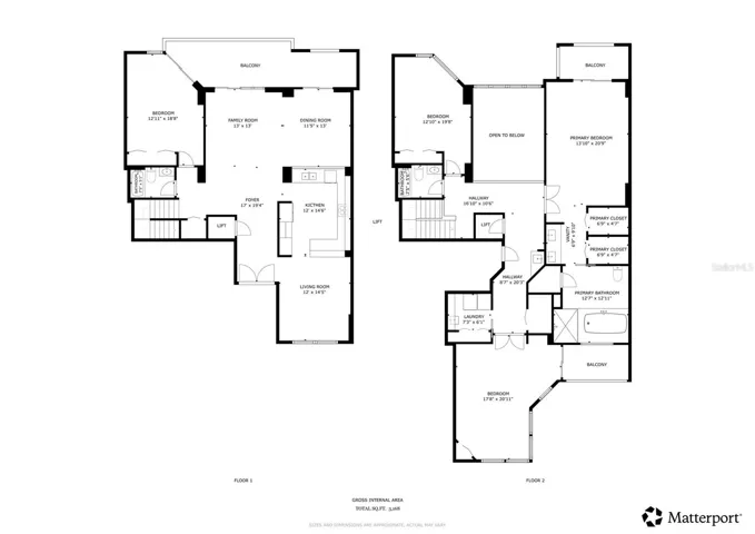 Floor Plan - dimensions are estimate