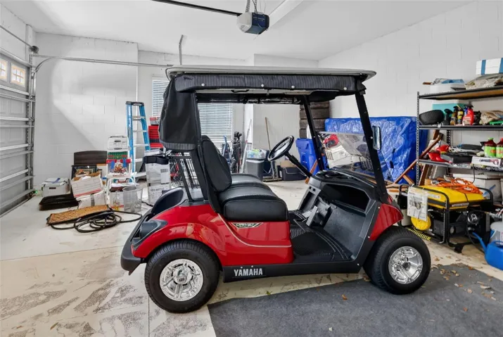 INCLUDED Yamaha Quiet Tech Golf Cart!