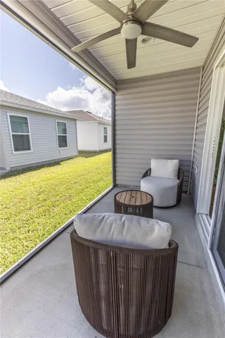 Screened in patio