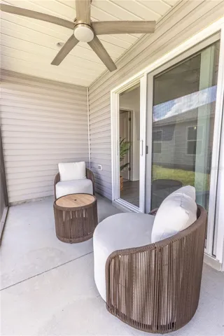 Screened in patio