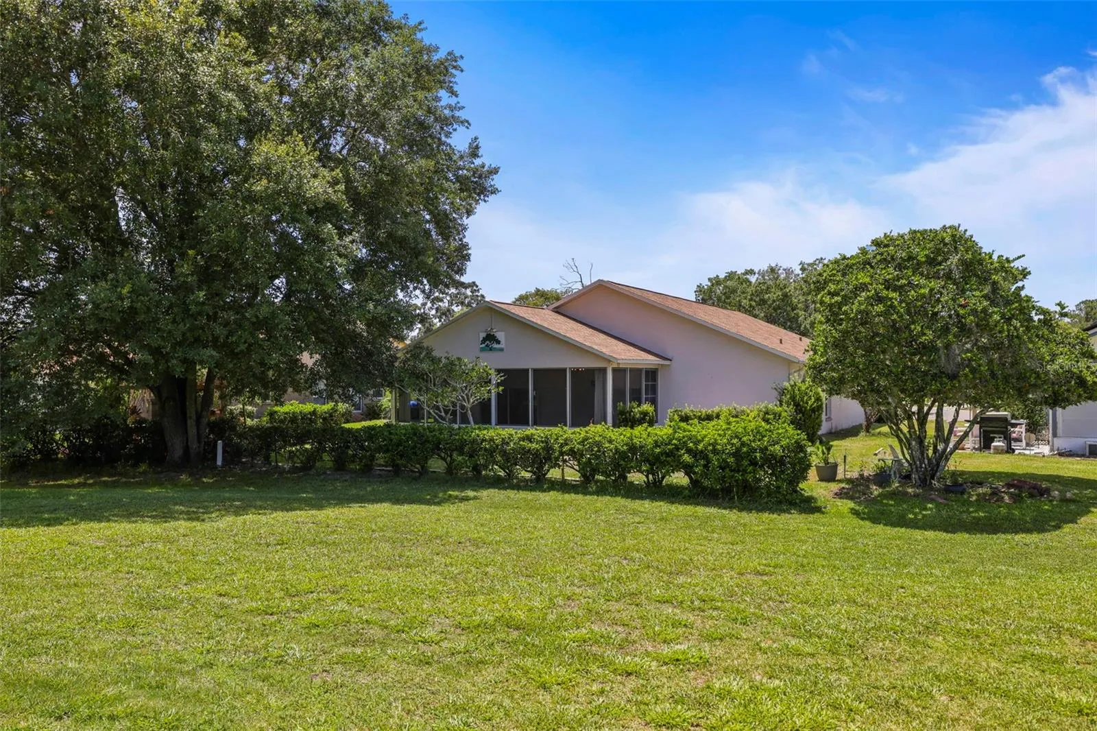 Back view of the house from the golf course