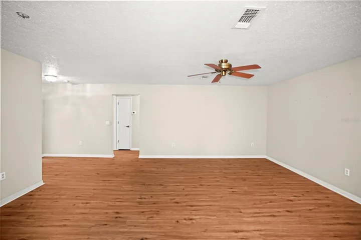Livingroom facing the guest bath