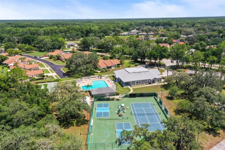 Woodview Meadow Oaks community amenities Heated pool, clubhouse, and tennis courts. All-Age Community