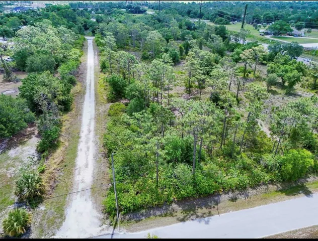 Ariel shot from corner of Grovewood and Hazelwood