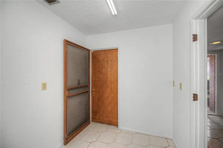 Garage entry from laundry room