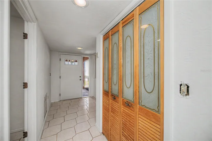 Hall closet for extra storage