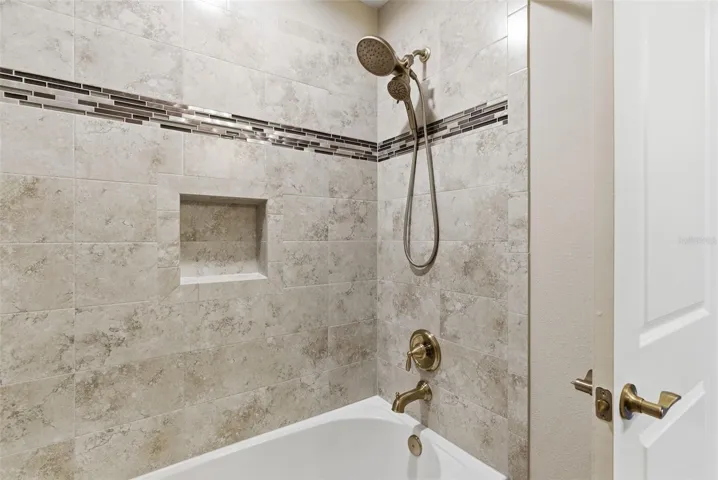 Upstairs shower