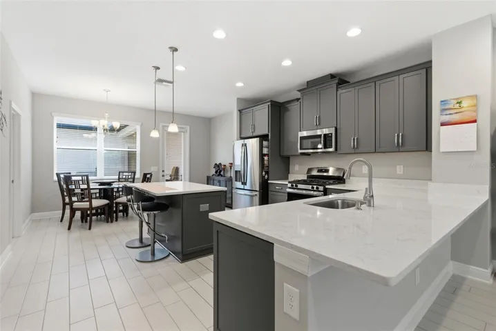 Kitchen and dinning area