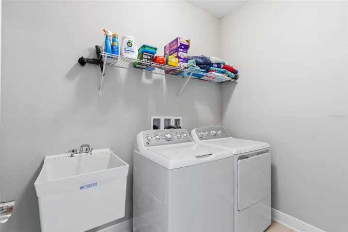 Washer and Dryer room