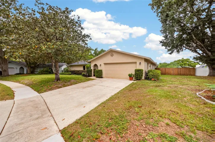 2 CAR GARAGE WITH LARGE DRIVEWAY