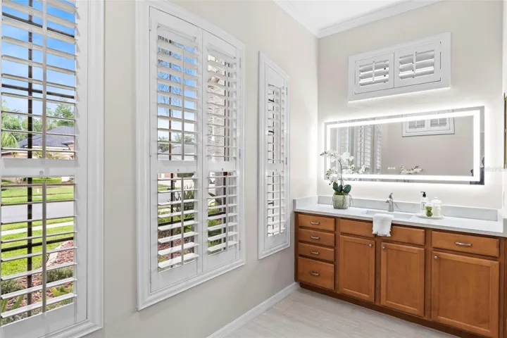 Beautiful Plantation Shutters throughout home