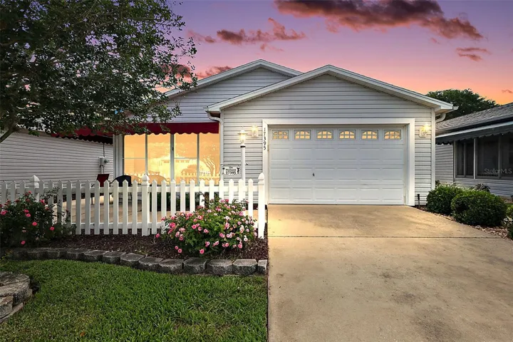 Twilight Front Elevation