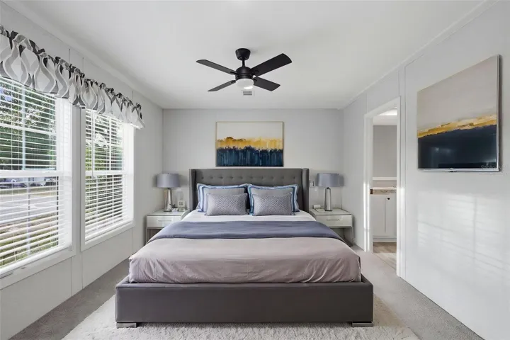 Primary Bedroom Virtually Staged