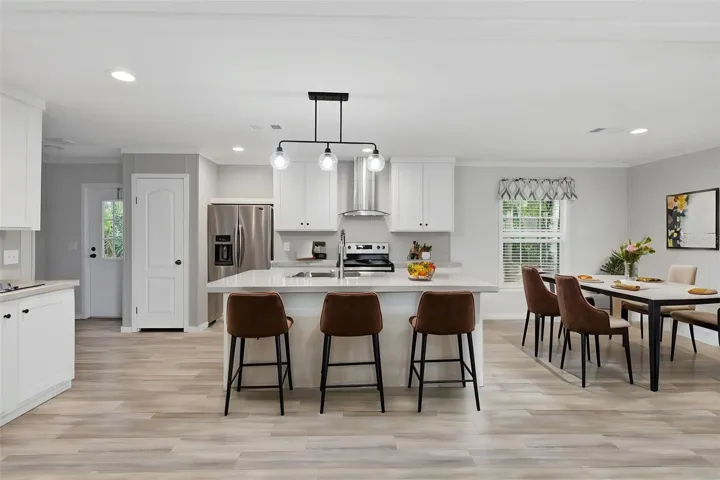 Kitchen and Dining shared space